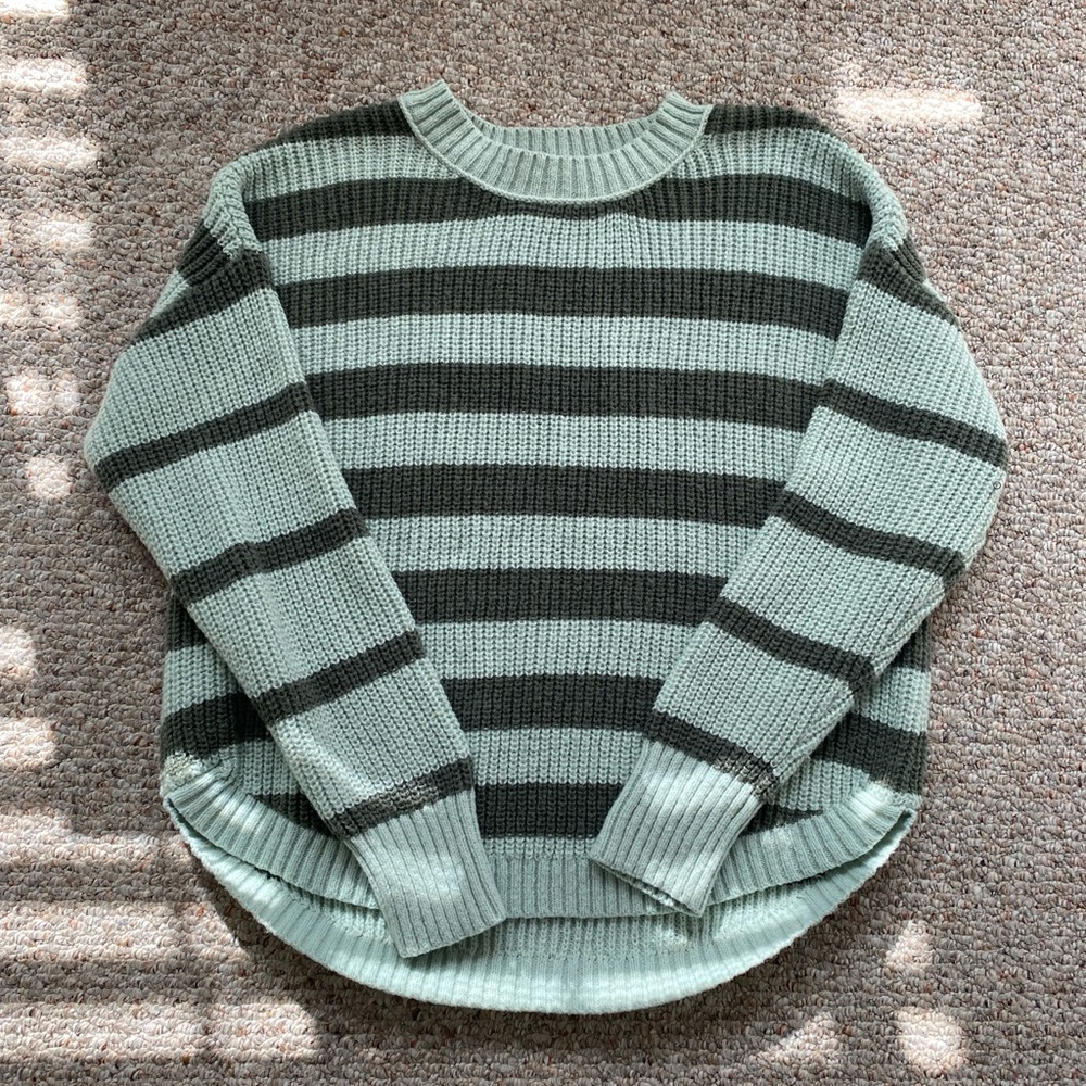 Dark Green Sonoma Goods for Life Knitted Sweater Kohl’s L
